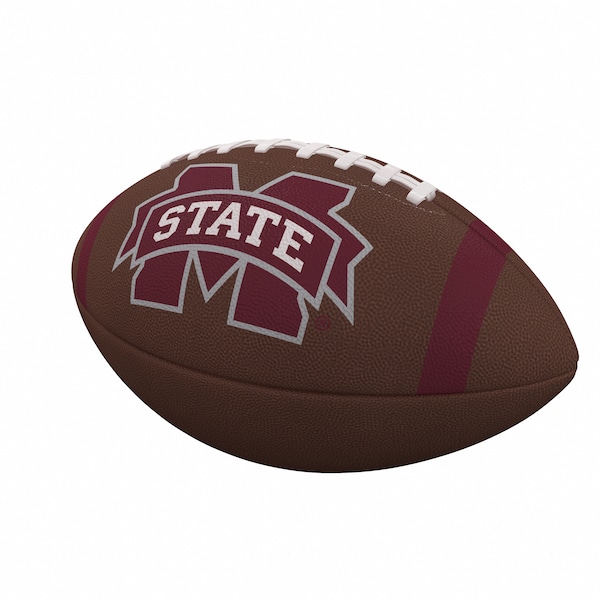 Logo Brands Mississippi State Team Stripe Official-Size Composite Football 177-93FC-1 - main